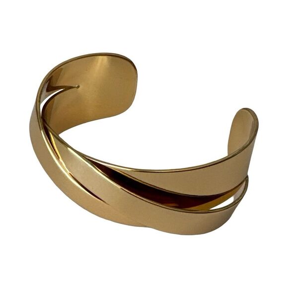 Jenny Bird Shiny Gold Open Cuff - Picture 5 of 6
